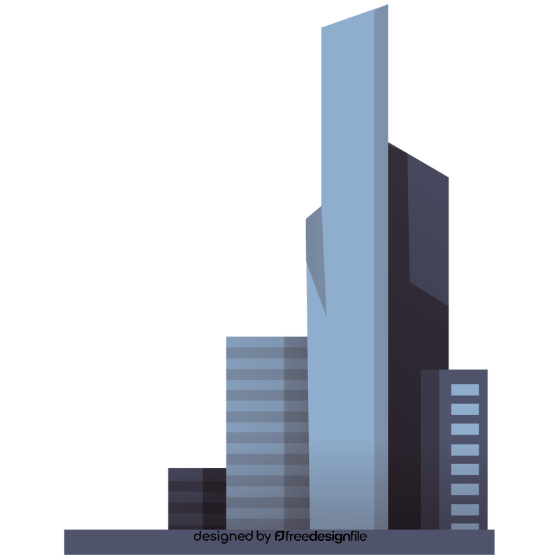 Skyscrapers clipart