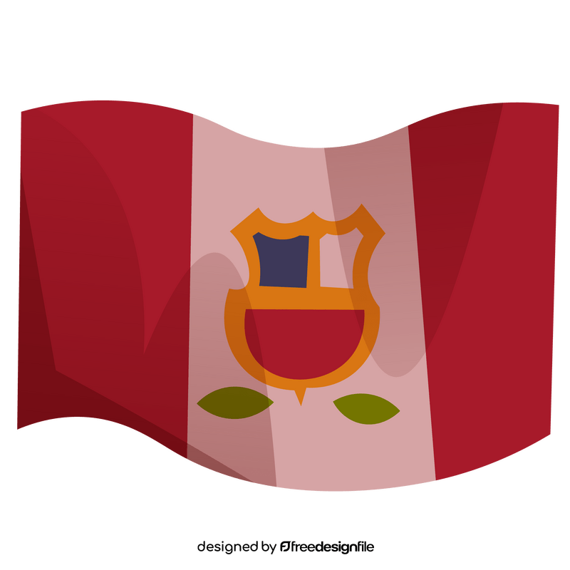 Peru flag clipart