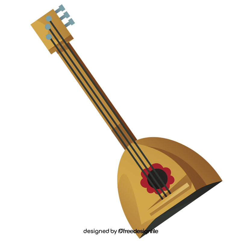 Balalaika cartoon clipart