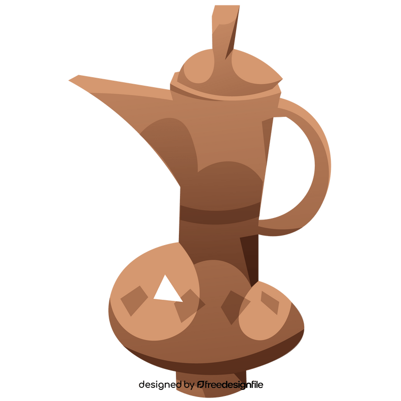 Genie lamp clipart