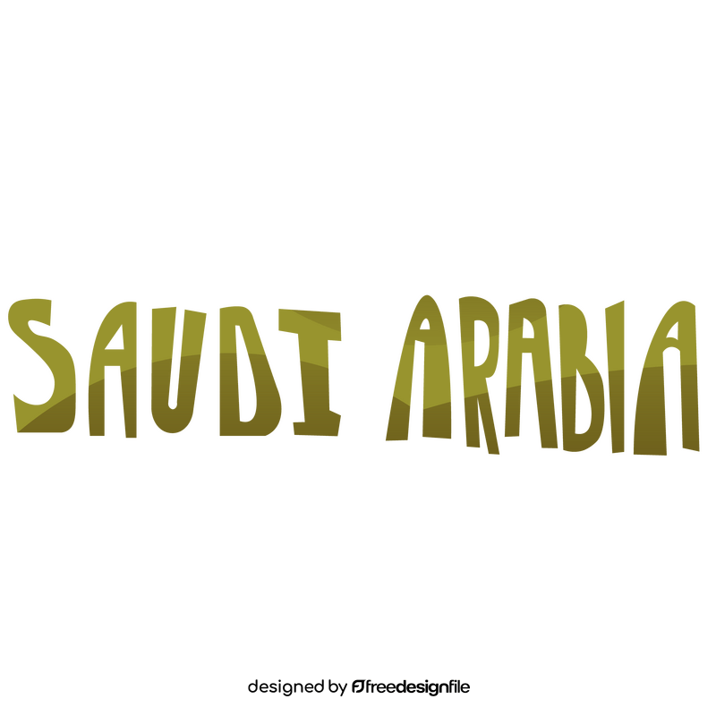 Saudi Arabia clipart