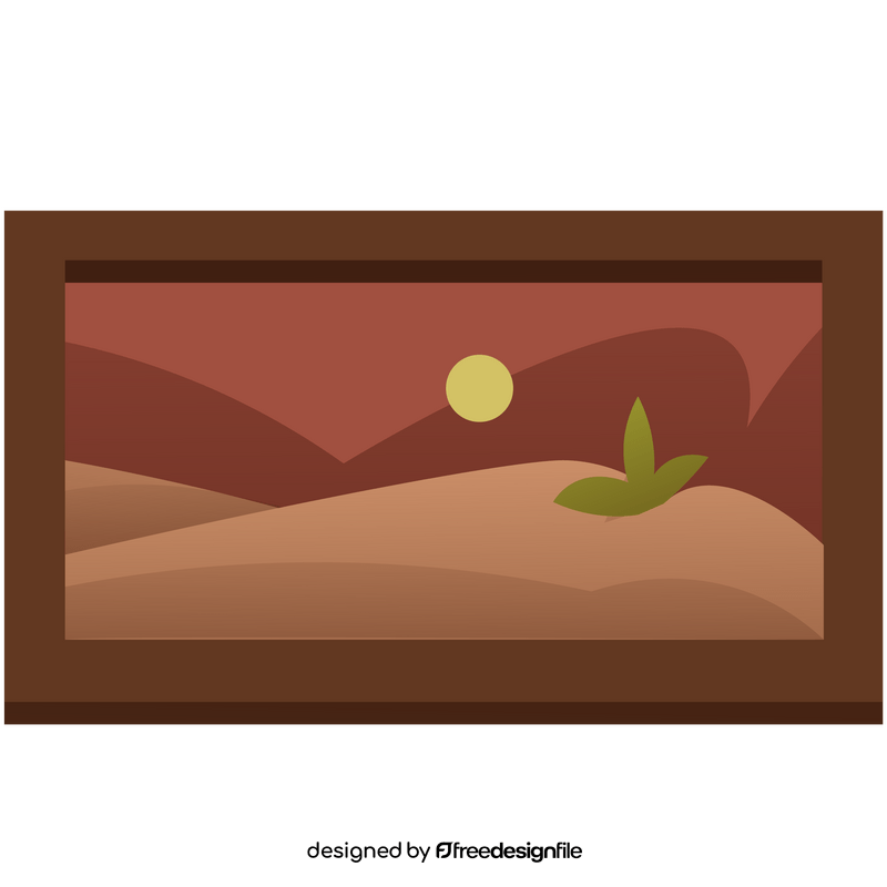 Arabian desert clipart