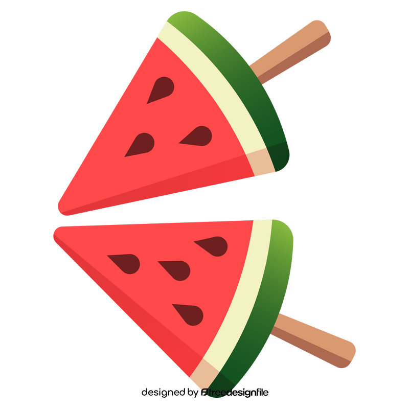 Watermelon triangles png clipart