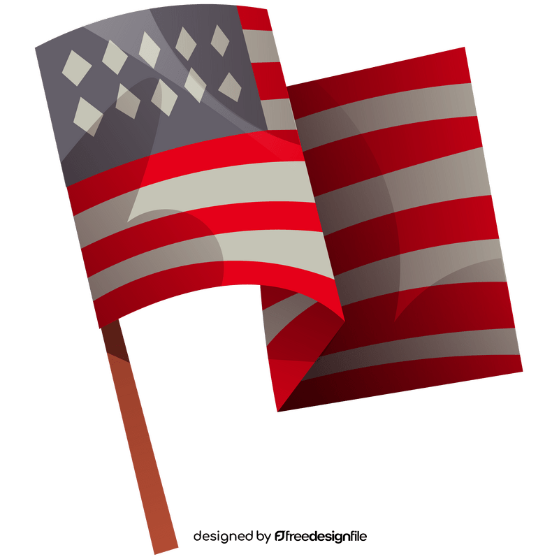 Flag of the United States clipart