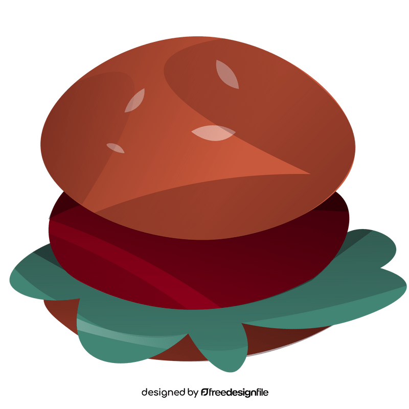 Hamburger cartoon clipart