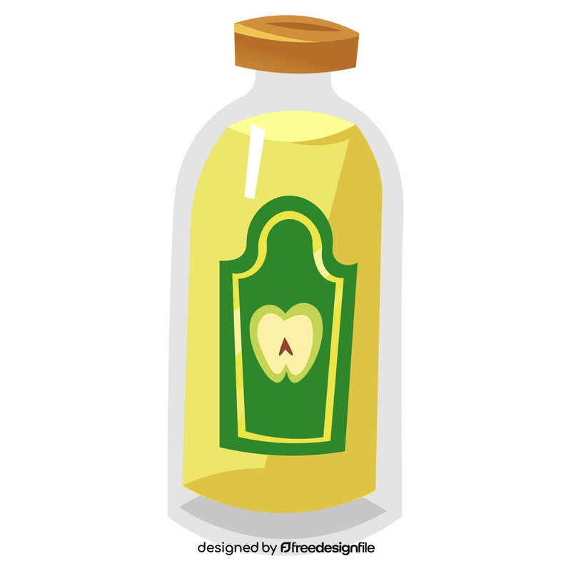 Apple juice clipart