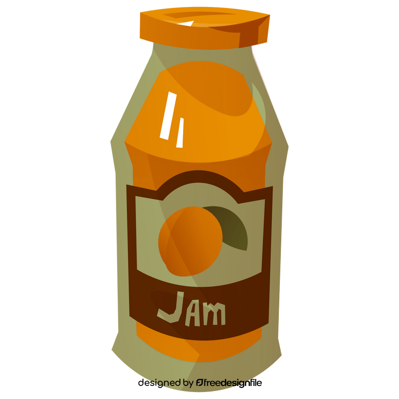 Apricot jam clipart