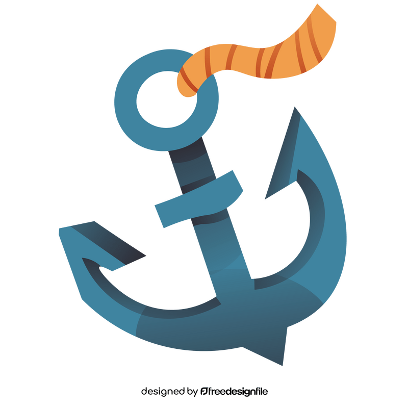 Cartoon anchor clipart
