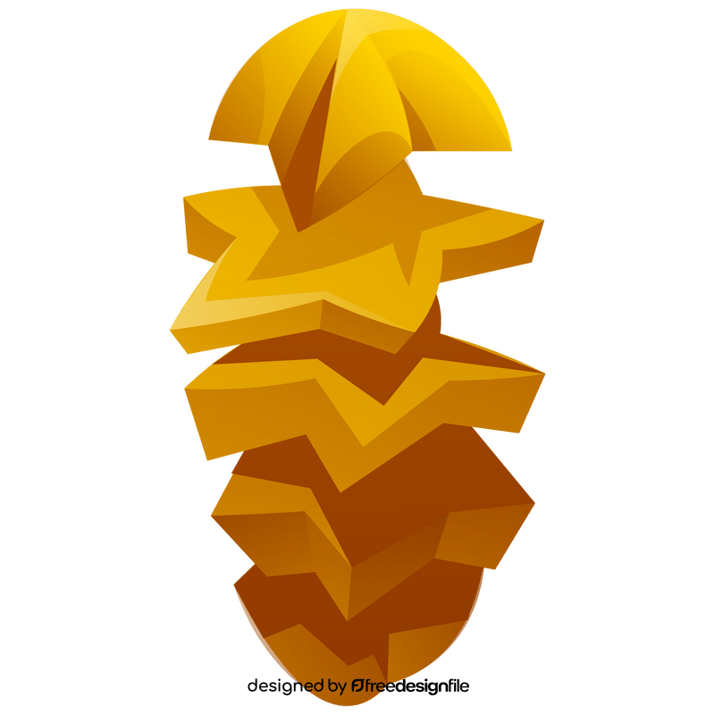 Carambola cut clipart