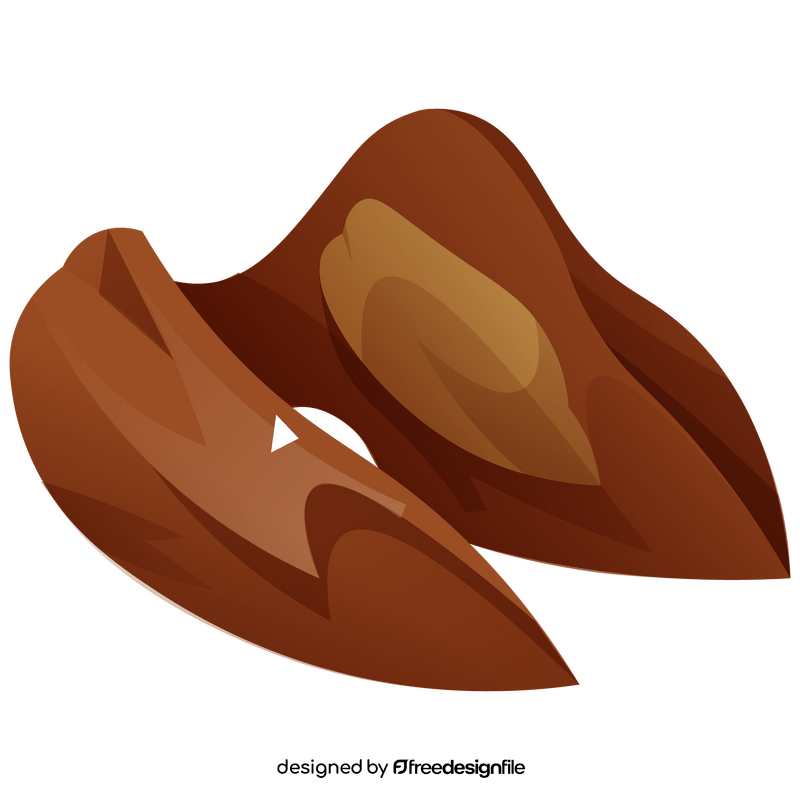 Dates halves clipart