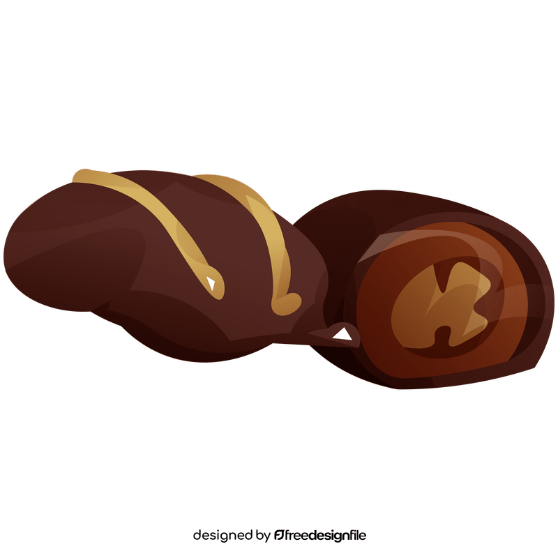 Dates glazed clipart