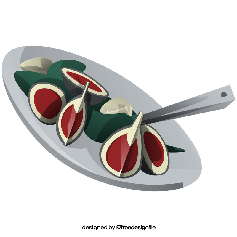 Fig salad clipart