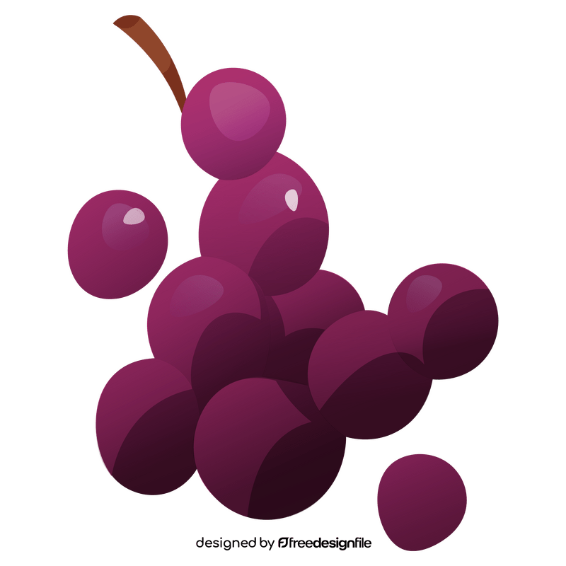 Grapes red clipart