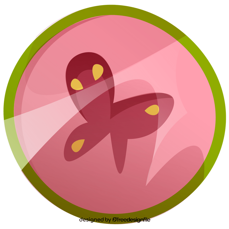 Guava fruit half clipart