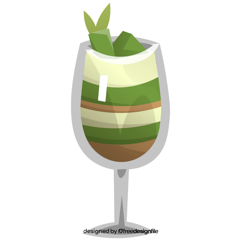 Kiwi ice cream clipart