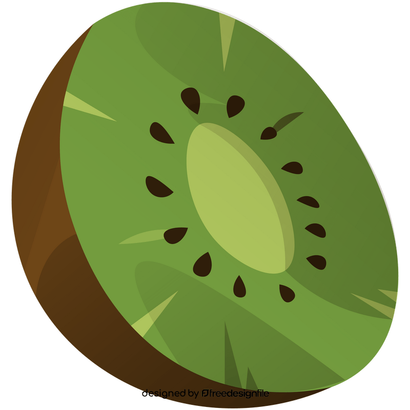 Kiwi half clipart