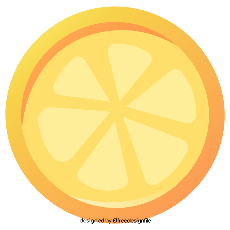 Lemon circle png clipart