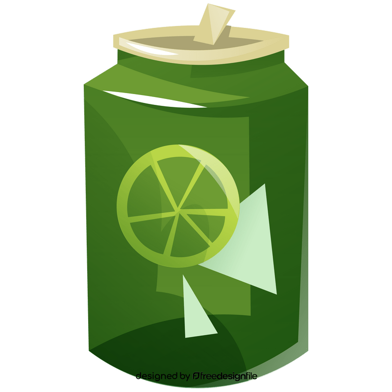 Lime soda clipart