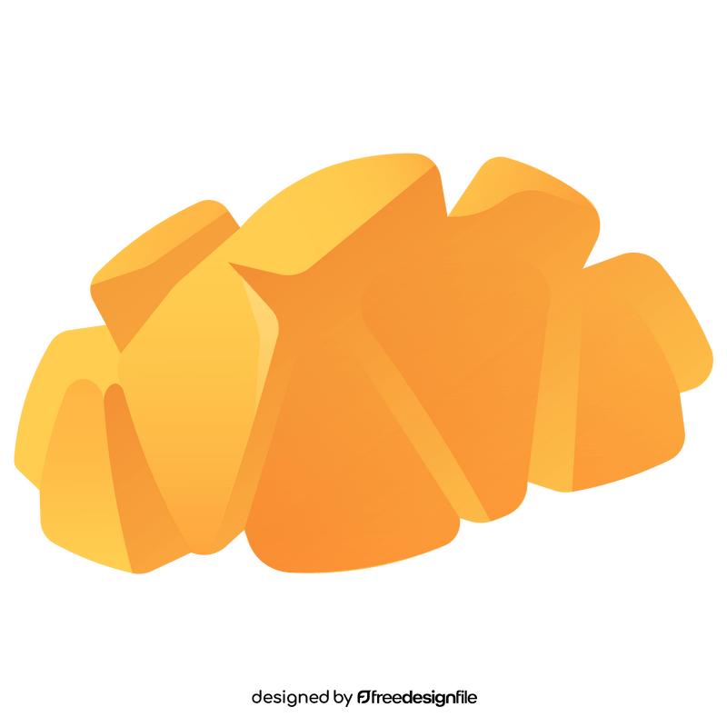 Mango ripe cut clipart