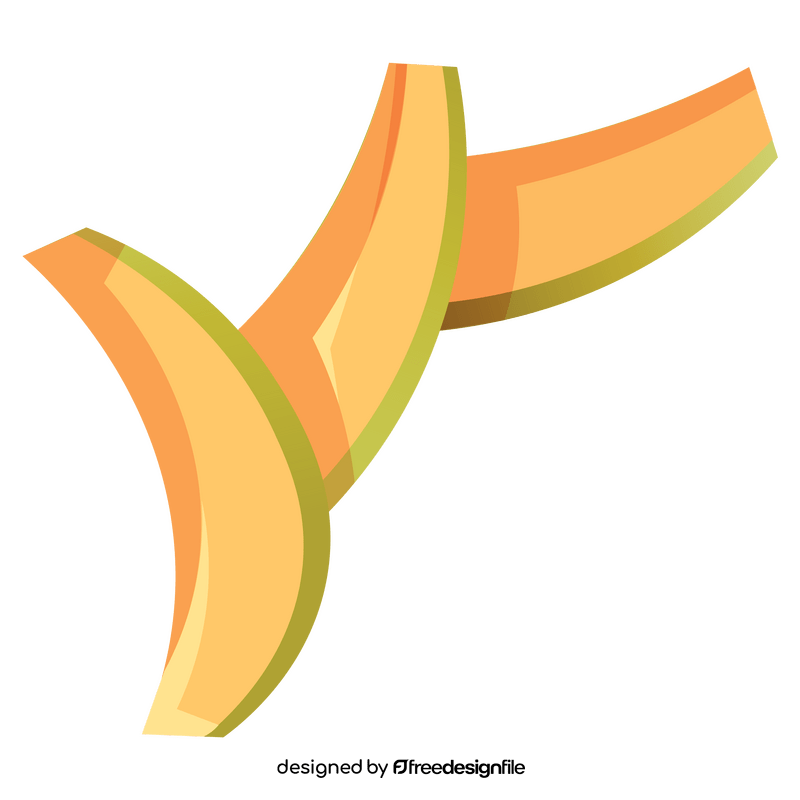 Melon three slices clipart