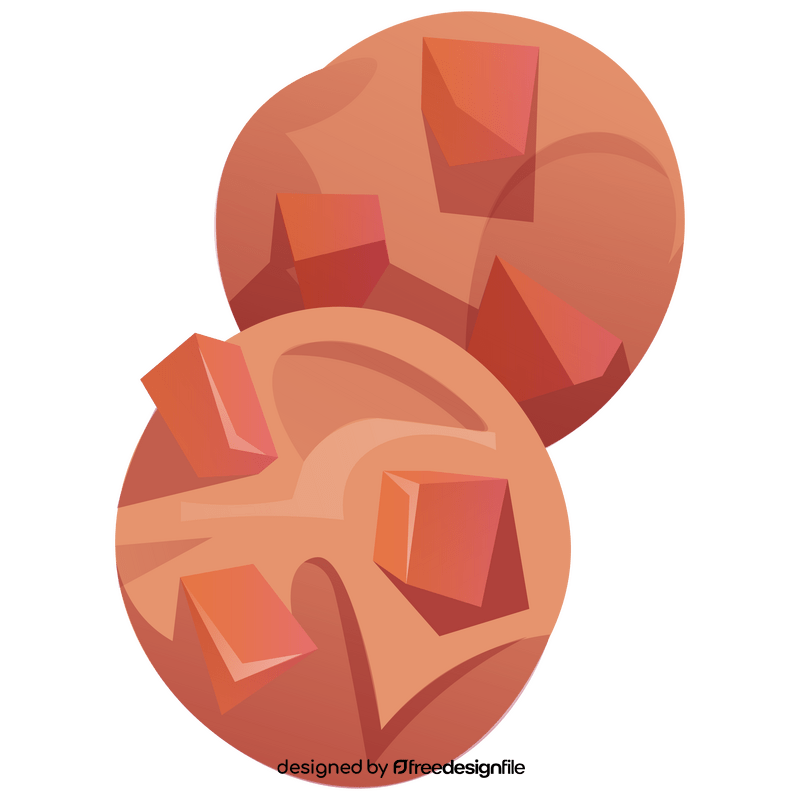 Peach cookies clipart