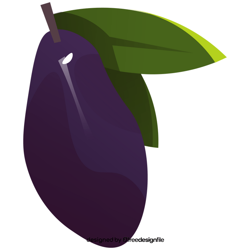 Plum clipart