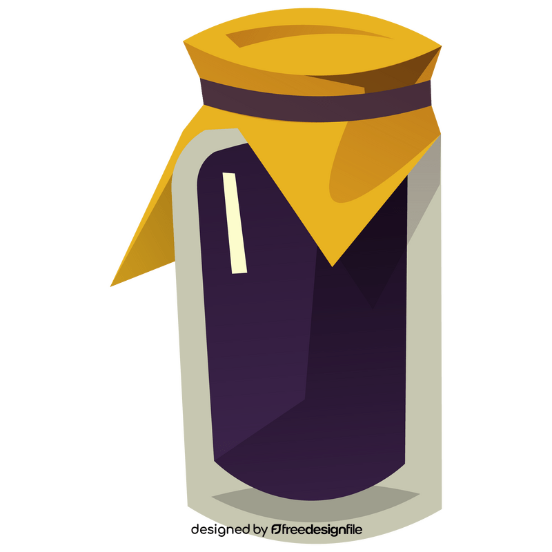 Plum jam clipart