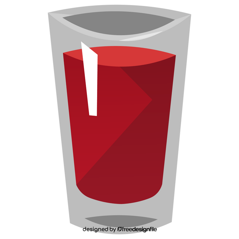 Pomegranate juice clipart