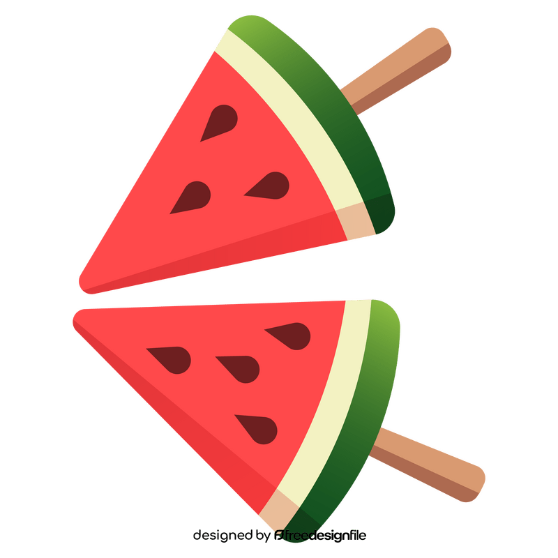 Watermelon triangles png clipart