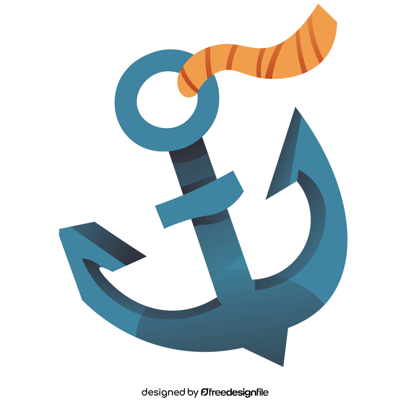 Cartoon anchor clipart