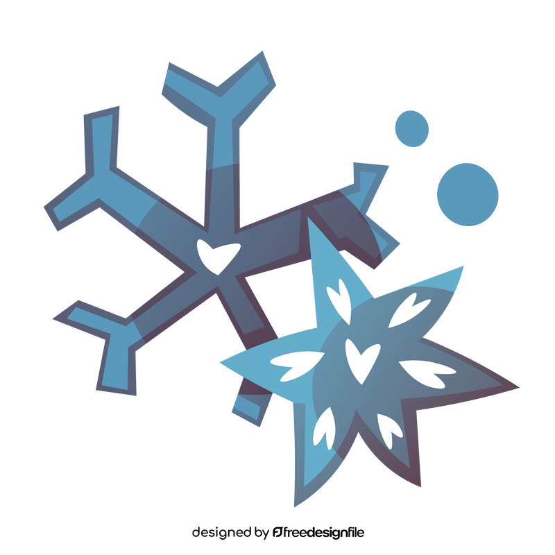 Free snow symbol clipart