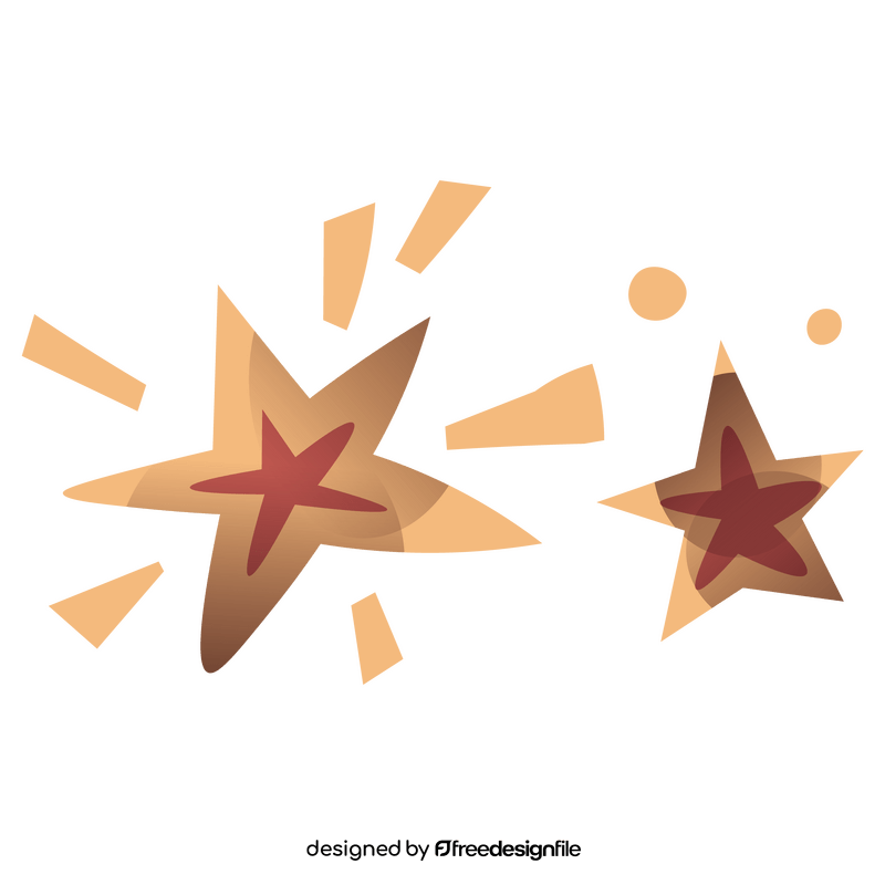 July stars clipart