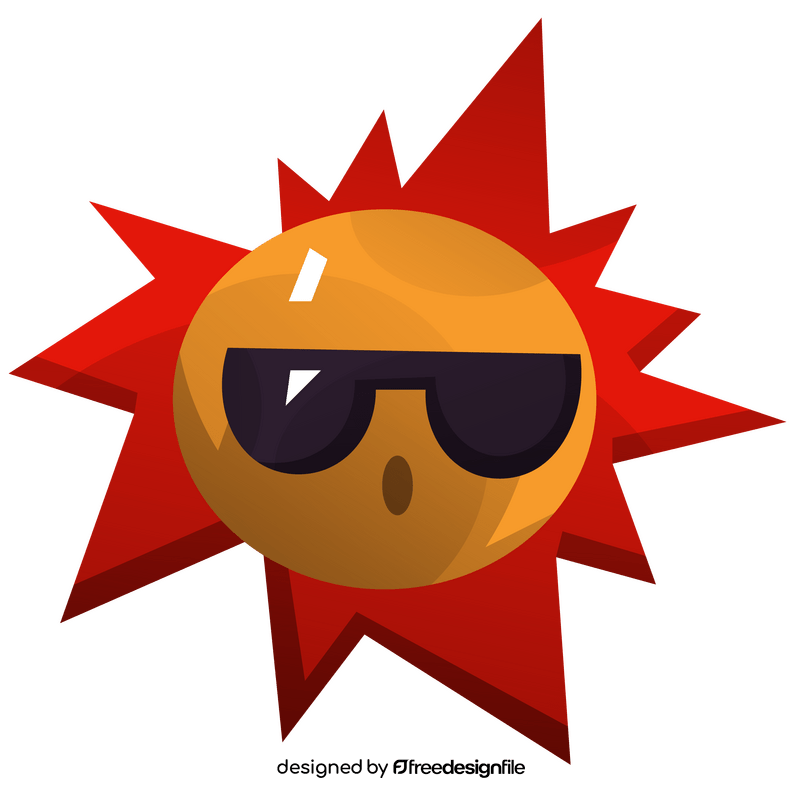 Sun cartoon drawing clipart