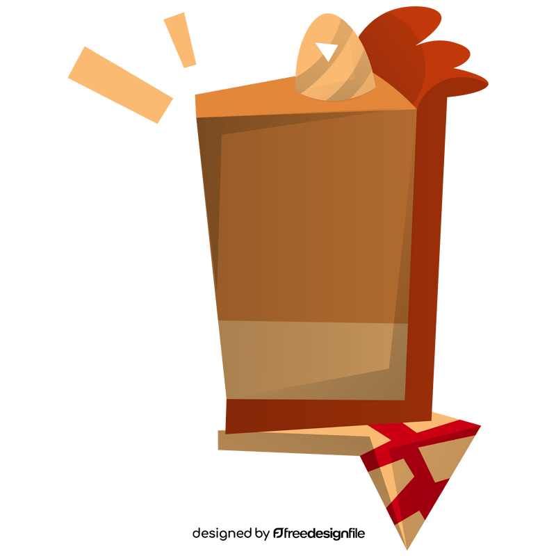 Thanksgiving pumpkin cake clipart