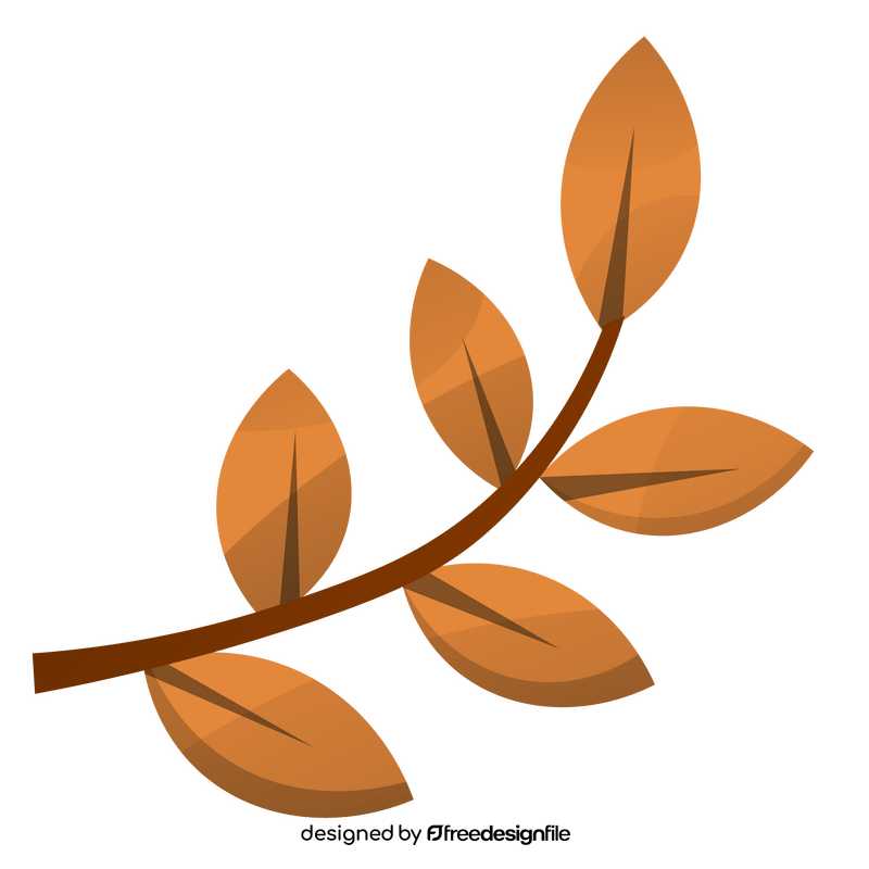 Autumn fall branch clipart