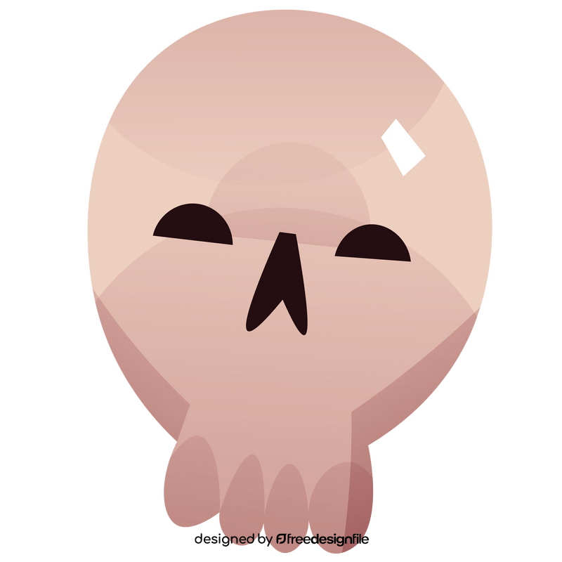 Skull illustration clipart