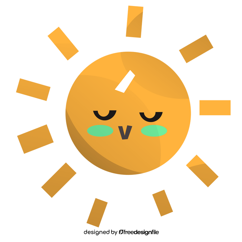 Cartoon sun clipart