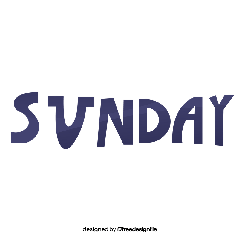 Sunday clipart