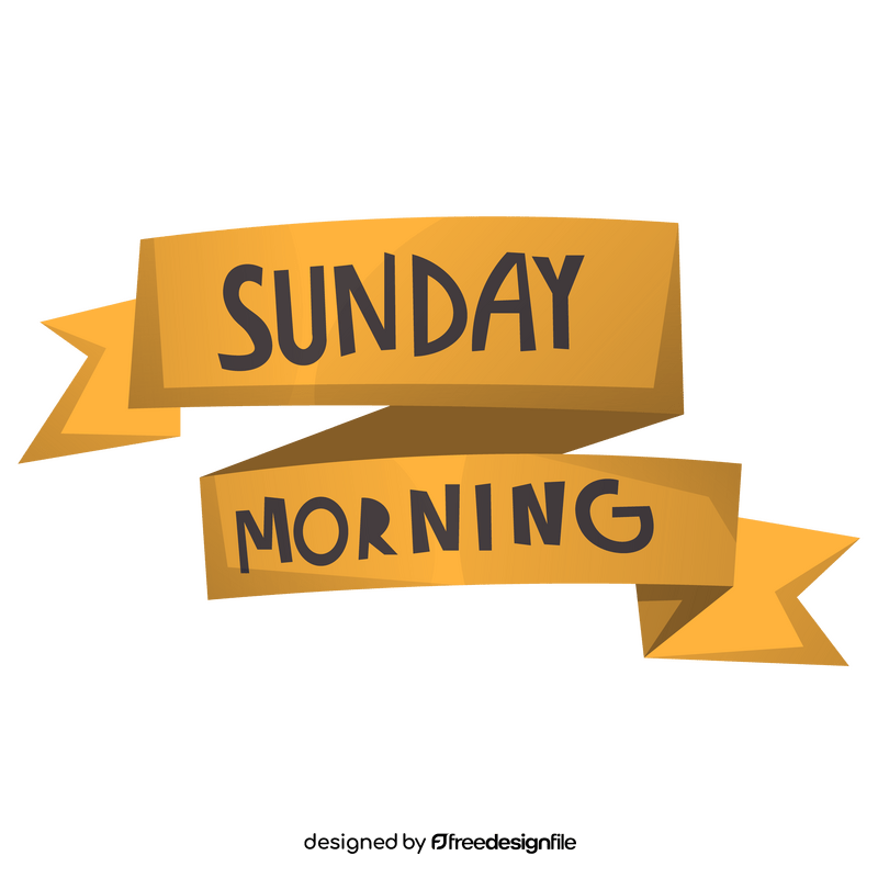 Sunday morning free clipart