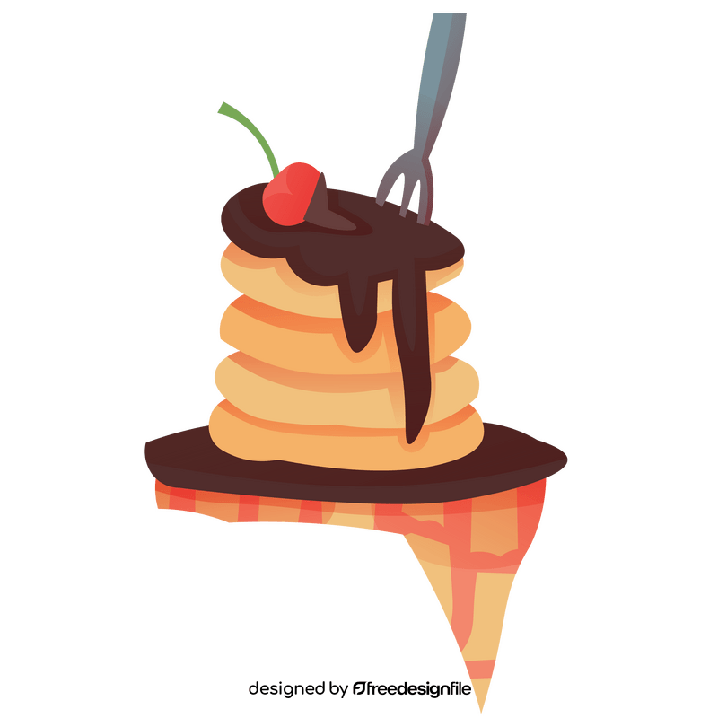 Pancake illustration clipart