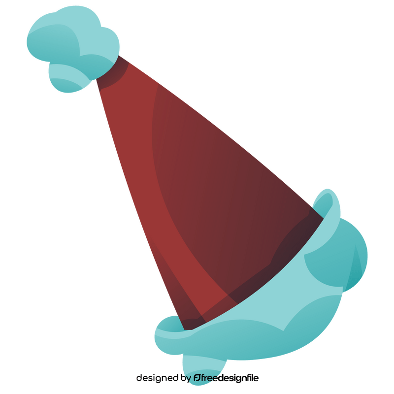 New year hat illustration clipart