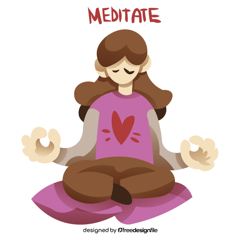 Isolation routine meditate clipart