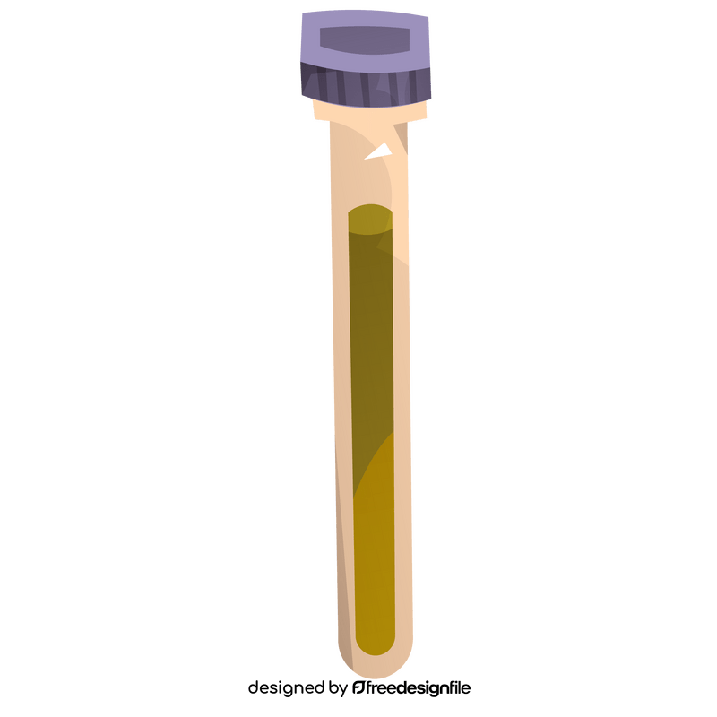 Covid test tube clipart