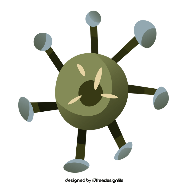 Bacteria germ clipart