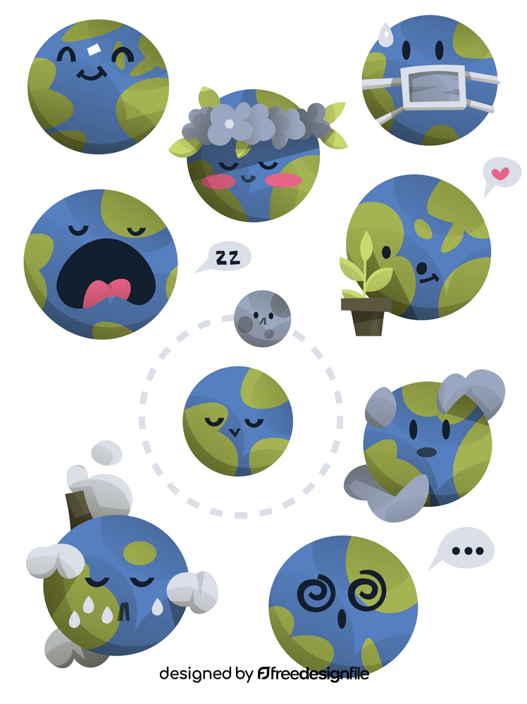 Globe earth free vector