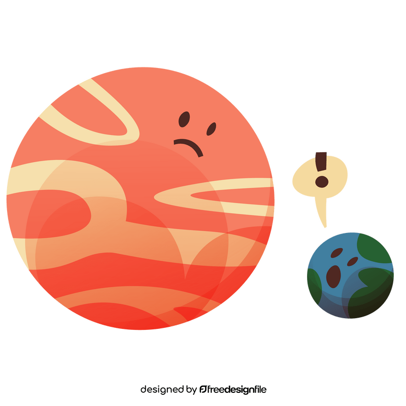 Cartoon jupiter free clipart