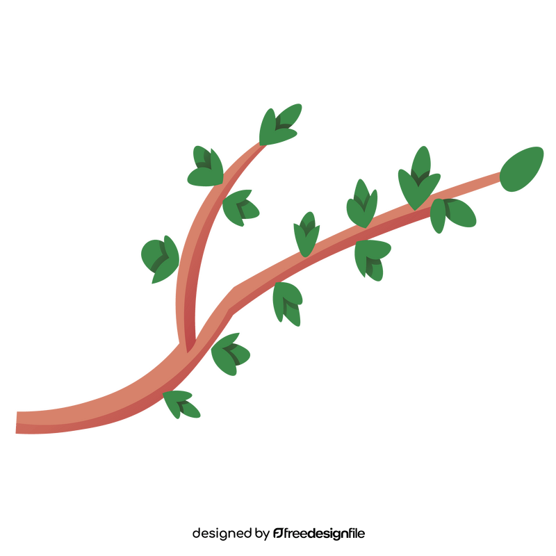 Free spring branch clipart