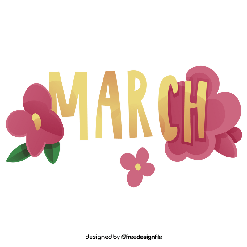 March stock illustration clipart