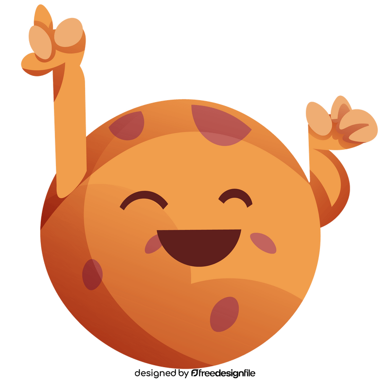 Happy mercury smiling emoji clipart