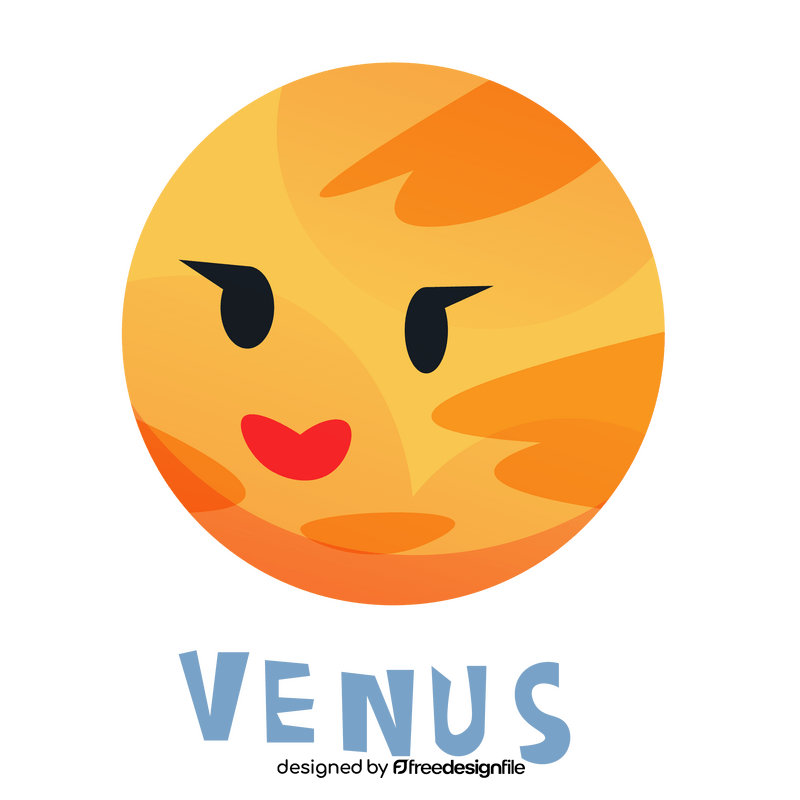 Cartoon venus planet clipart free download